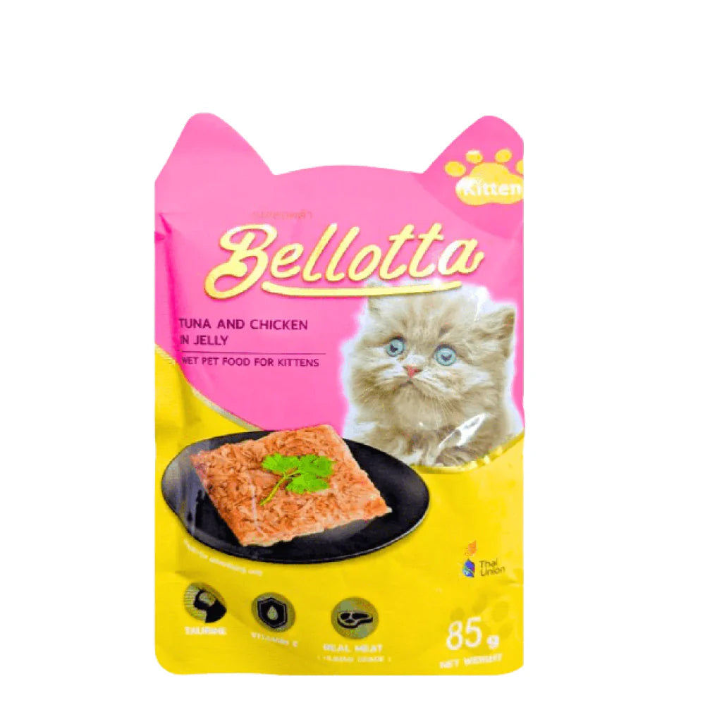 Bellotta Premium Wet Kitten Food - Tuna And Chicken Jelly