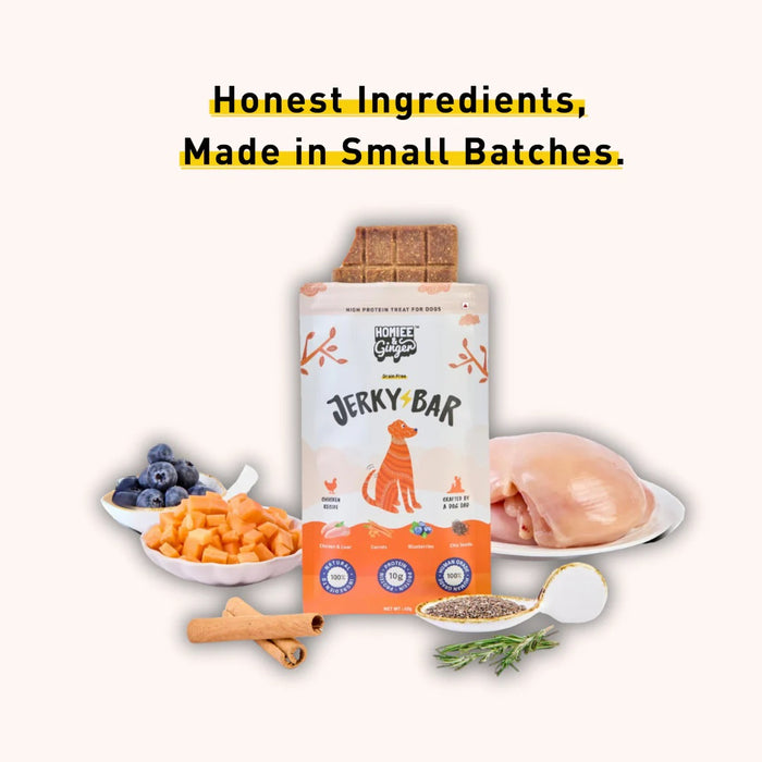 Homiee & Ginger Chicken Recipe Jerky Bar 45 gm - Pack of 5