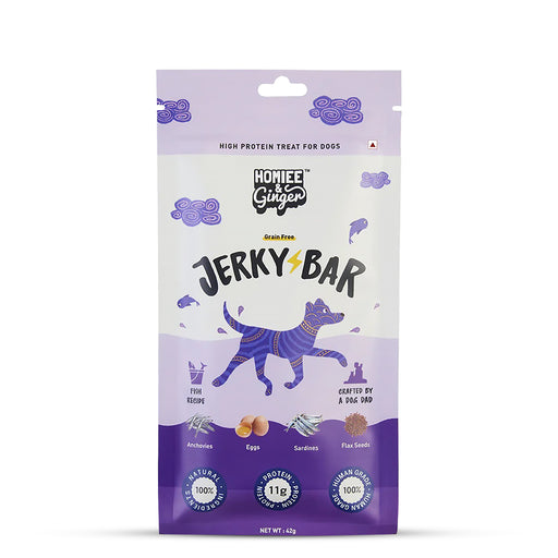 Homiee & Ginger Fish Recipe Jerky Bar 45 gm - Pack of 5