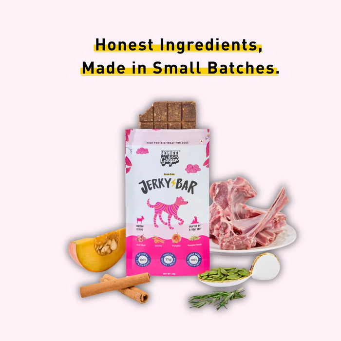 Homiee & Ginger Mutton Recipe Jerky Bar 45 gm - Pack of 5