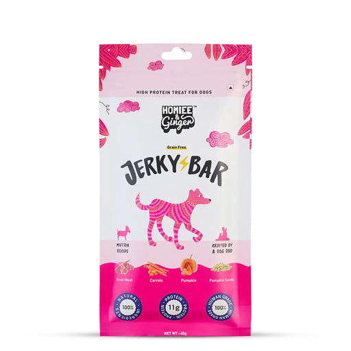 Homiee & Ginger Mutton Recipe Jerky Bar 45 gm - Pack of 5