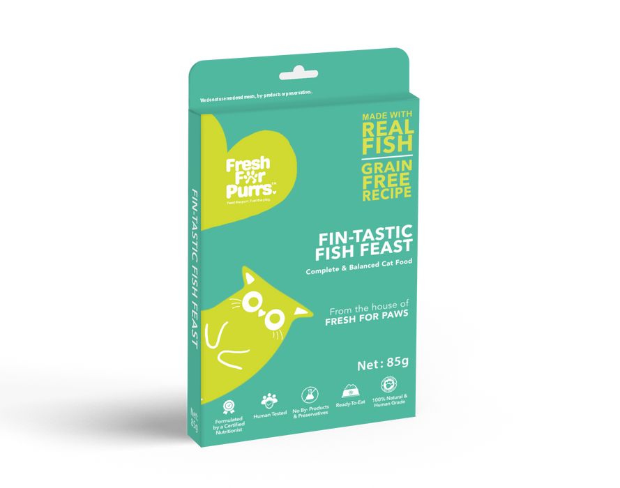 Fresh For Purrs Fin- tastic Fish Feast Cat Food