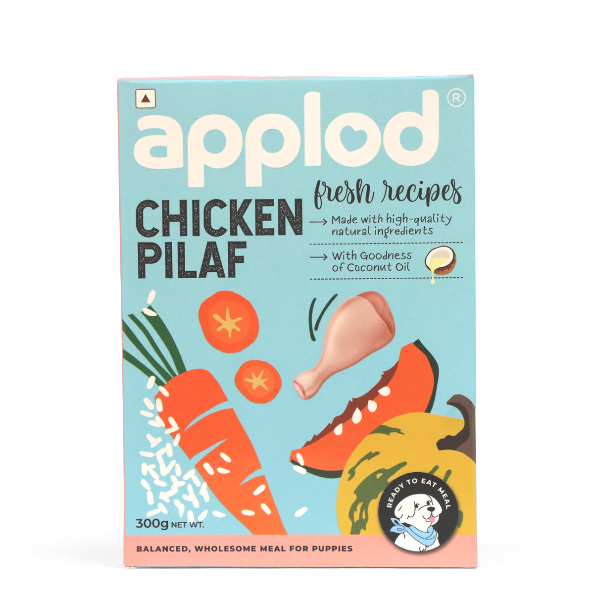 Applod Chicken Pilaf Fresh Dog Food – For Adult Dogs