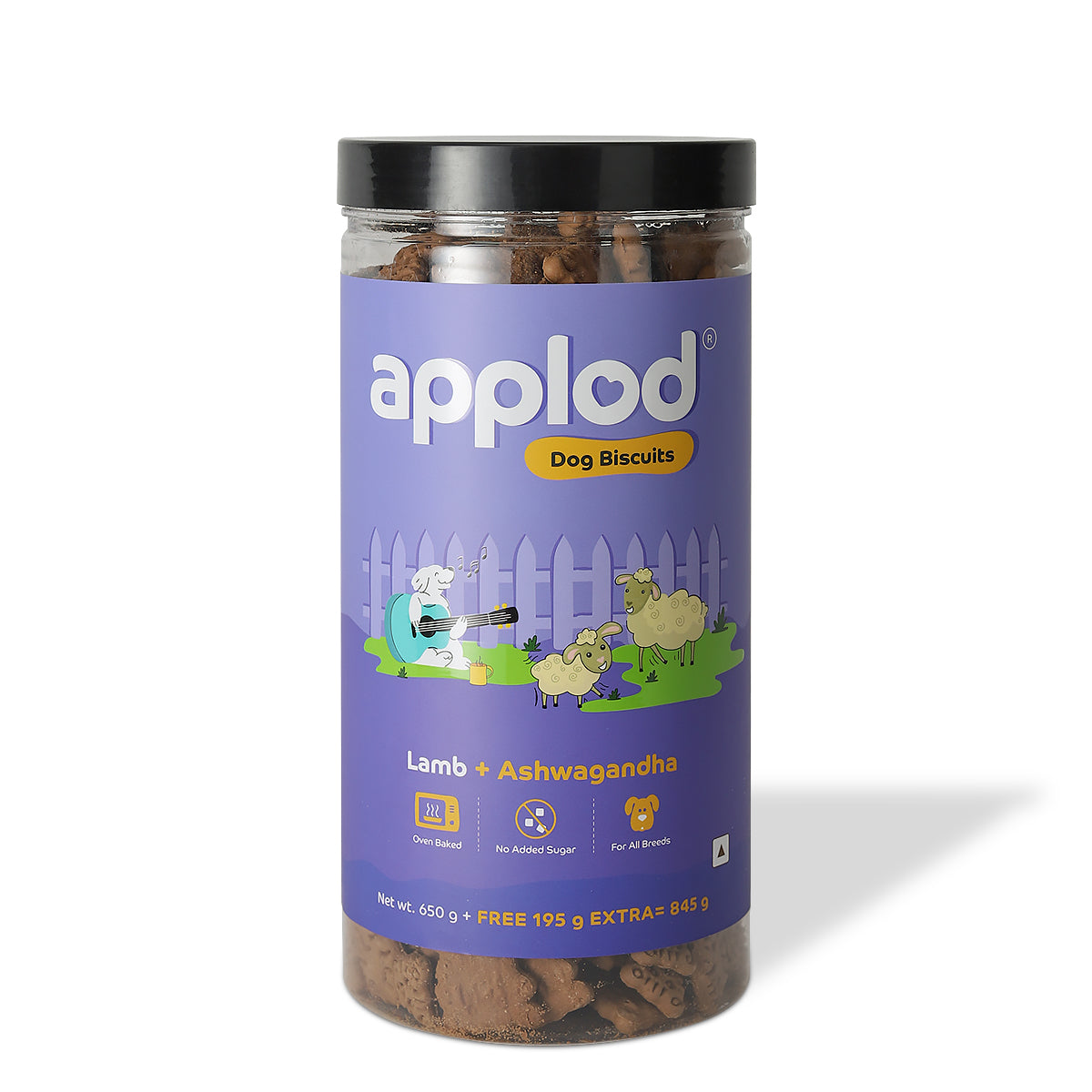 Applod Lamb Dog Biscuit With Ashwagandha