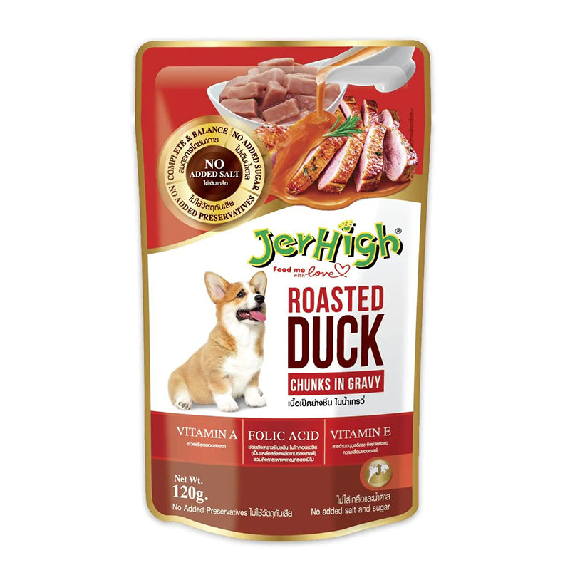 JerHigh Wet Dog Food - Roasted Duck in Gravy