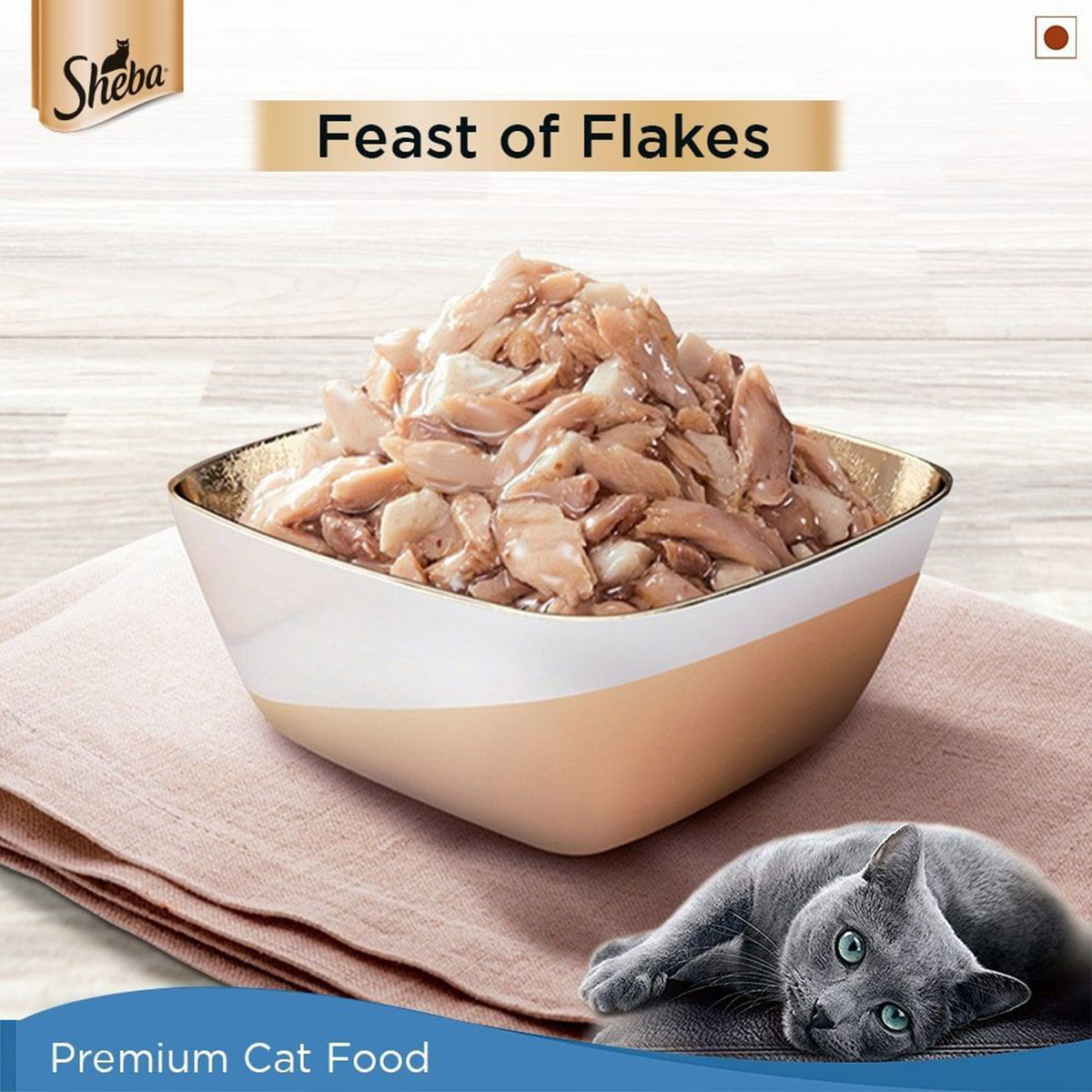 Sheba Rich Fish Mix (Maguro & Bream) Premium Wet Cat Food - 35 gm