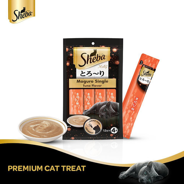 Sheba Maguro Singles Tuna Flavour Cat Meaty Treat - 48 gm