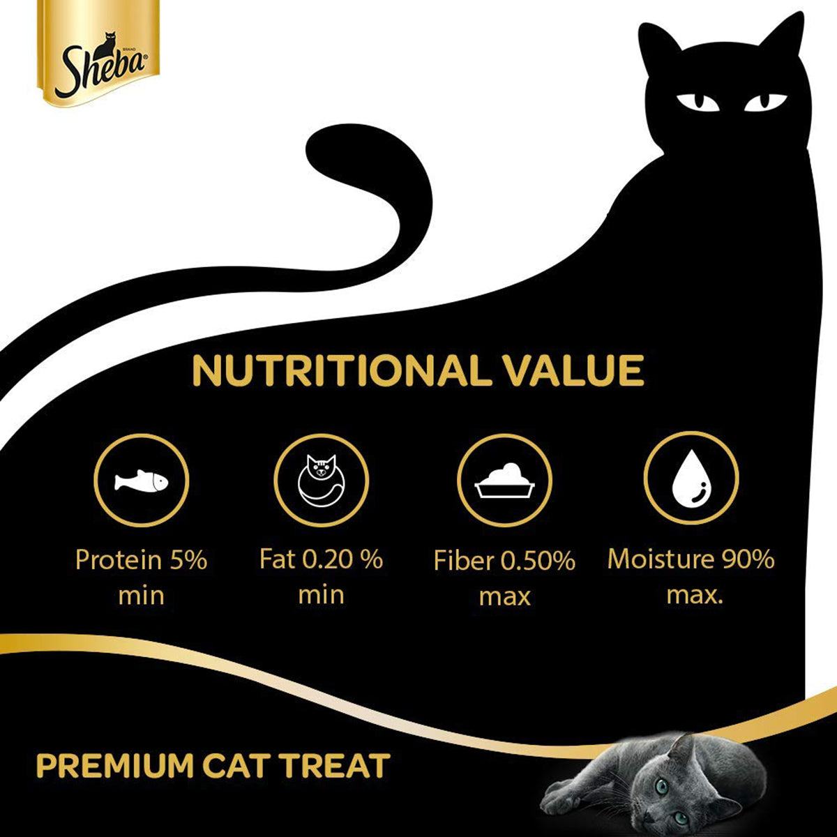 Sheba Maguro Singles Tuna Flavour Cat Meaty Treat - 48 gm