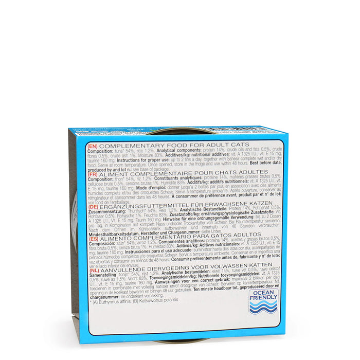 Schesir Tuna Natural Style Canned Cat Wet Food - 85 gm(Pack Of 14)