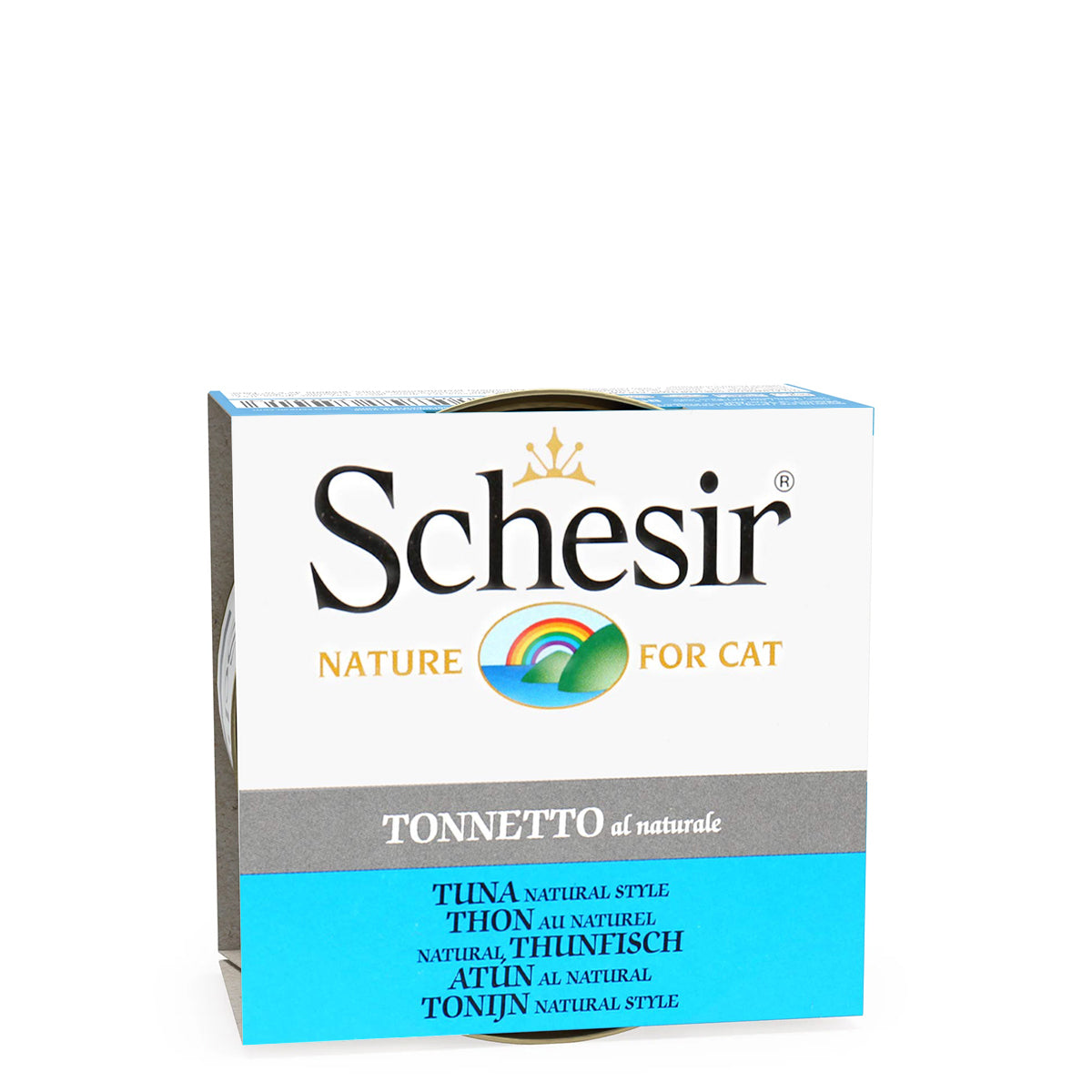 Schesir Tuna Natural Style Canned Cat Wet Food - 85 gm(Pack Of 14)