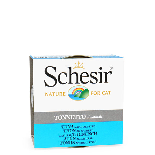 Schesir Tuna Natural Style Canned Cat Wet Food - 85 gm(Pack Of 14)