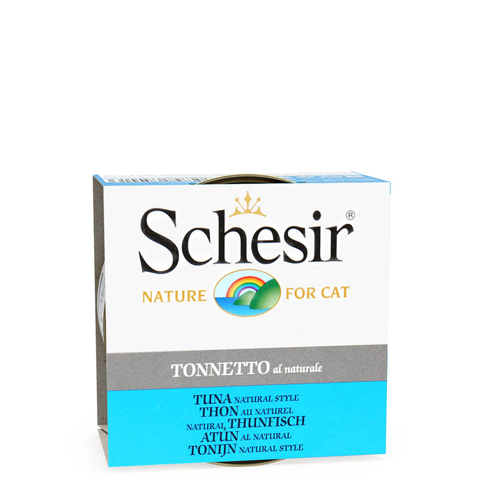 Schesir Tuna Natural Style Canned Cat Wet Food - 85 gm(Pack Of 14)