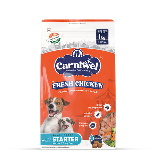 Carniwel Fresh Chicken Dry Dog Food for Small Breed, Starter