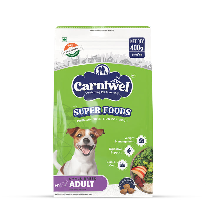 Carniwel Veg with Superfoods Dry Dog Food for Small Breed, Adult