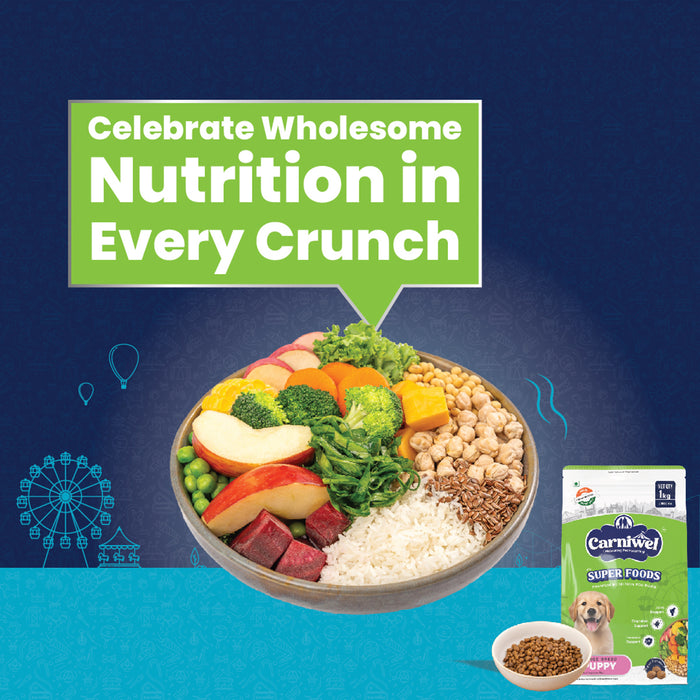 Carniwel Veg with Superfoods Dry Dog Food for Large Breed, Puppy