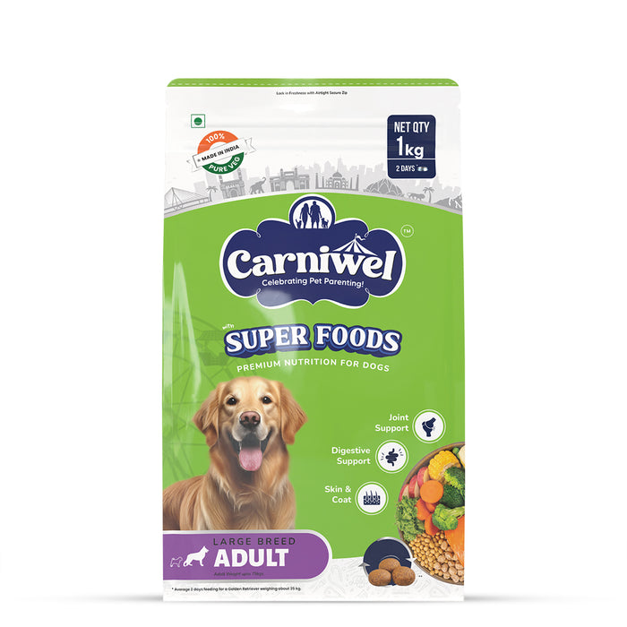 Carniwel Veg with Superfoods Dry Dog Food for Large Breed, Adult