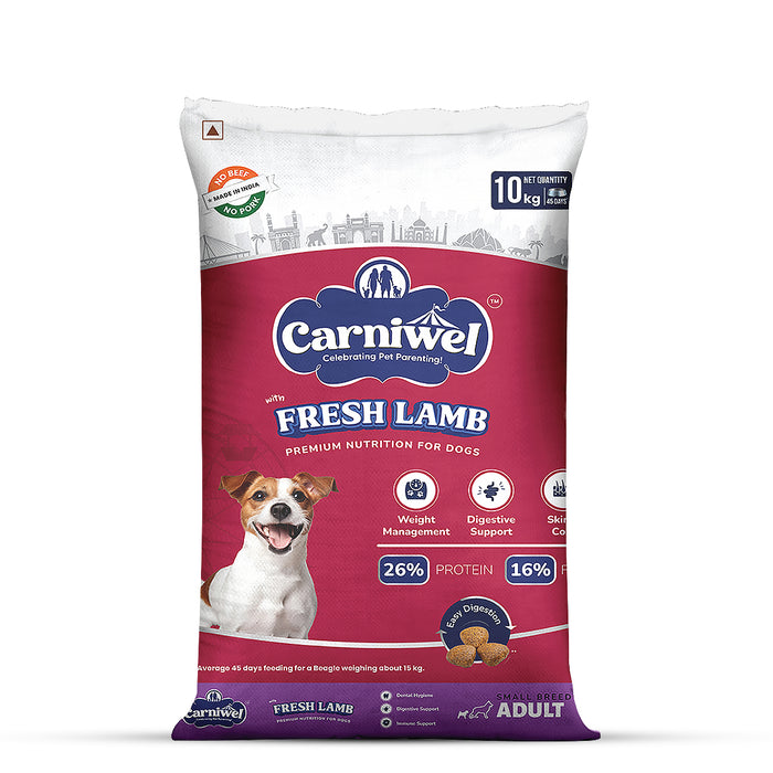 Carniwel Fresh Lamb Dry Dog Food for Small Breed, Adult