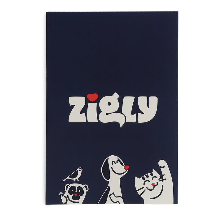 Zigly Pawsome Pals Notebook - Blue