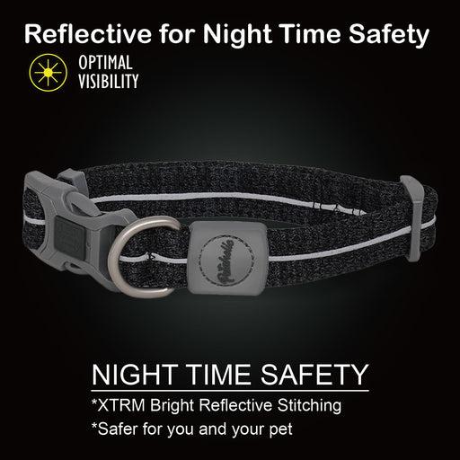 Petaholic Sports Series Pet Collar-Black