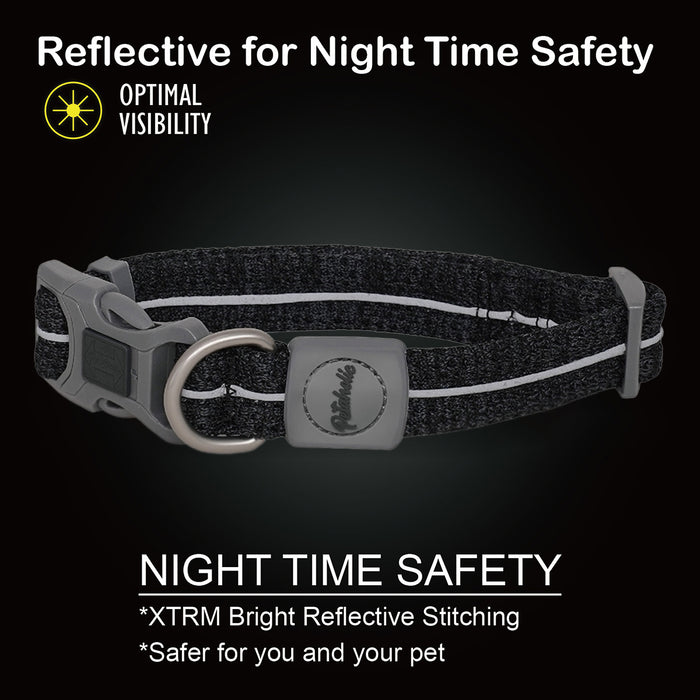 Petaholic Sports Series Pet Collar-Black
