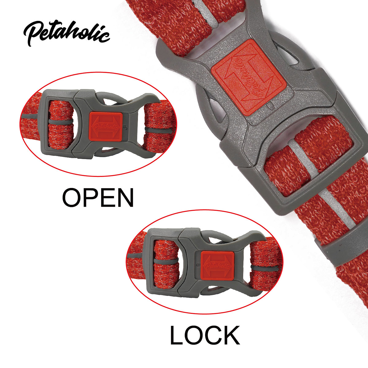 Petaholic Sports Series Pet Collar-Black