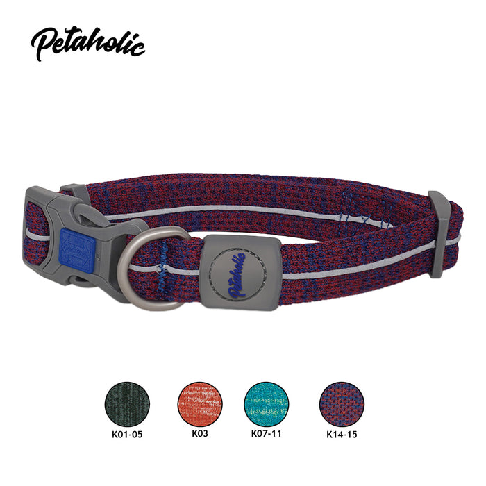 Petaholic Sports Series Pet Collar-Maroon