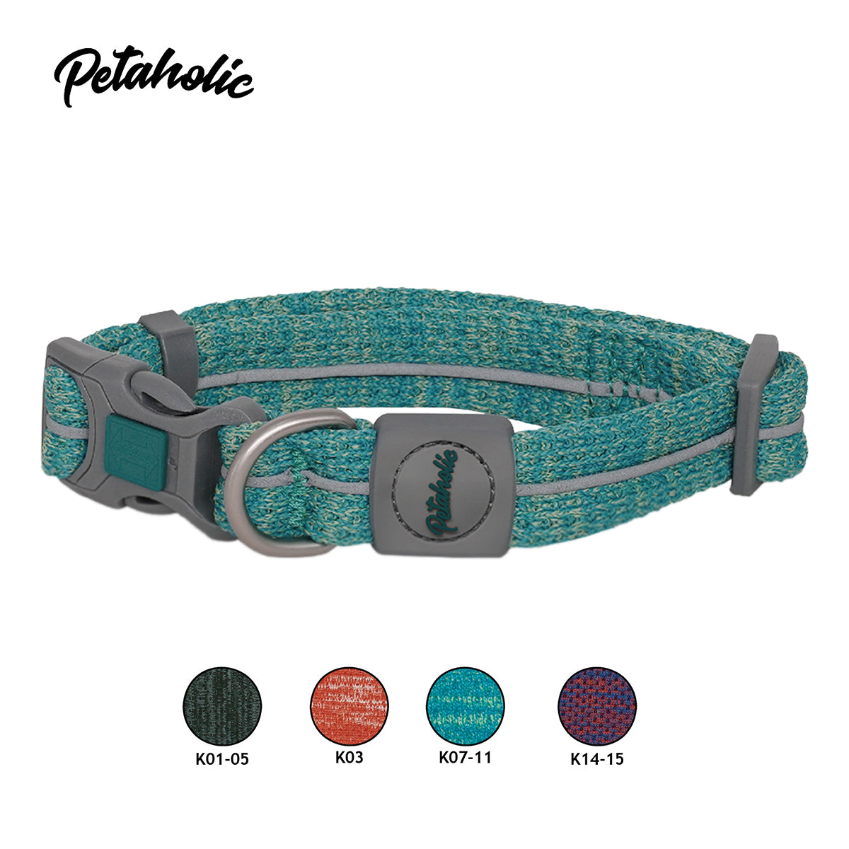 Petaholic Sports Series Pet Collar-Ocean Blue