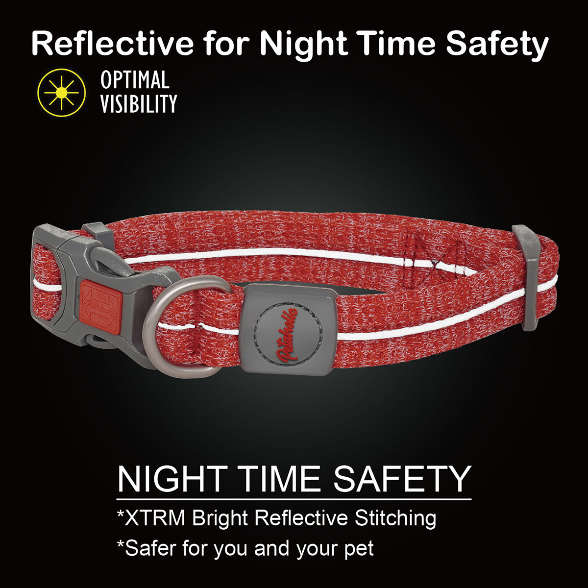 Petaholic Sports Series Pet Collar-Orange