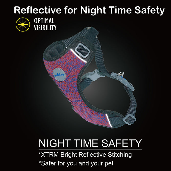 Petaholic Sports Series Pet Harness -  Maroon