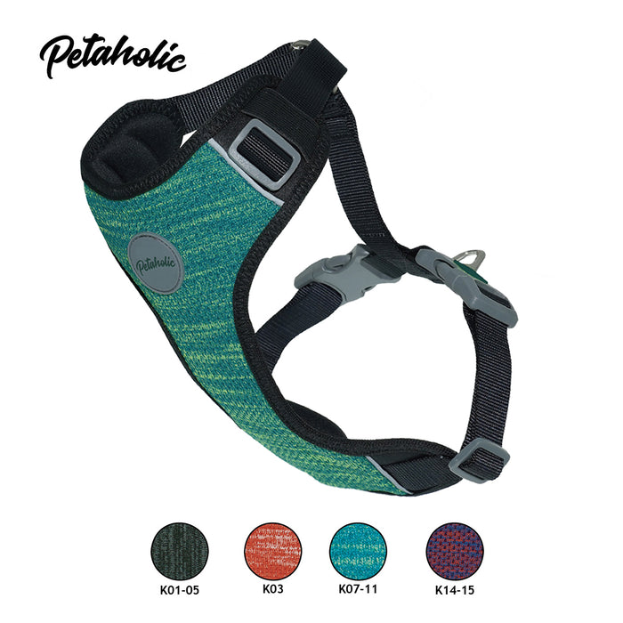 Petaholic Sports Series Pet Harness - Ocean Blue
