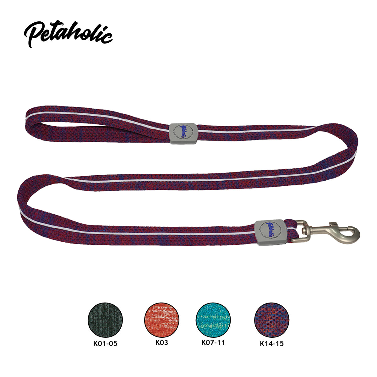 Petaholic Sports Series Pet Leash - Maroon