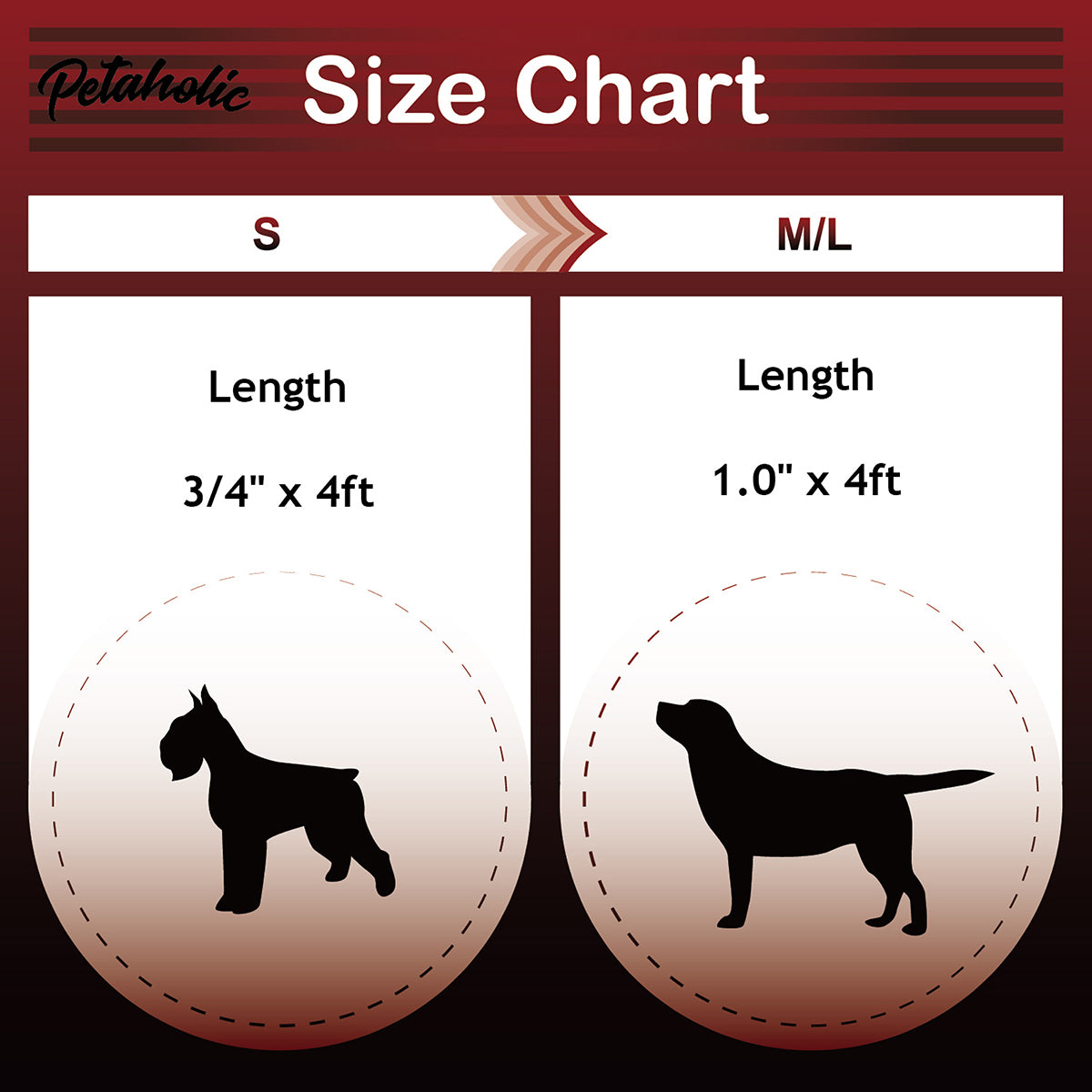 Petaholic Sports Series Pet Leash - Maroon