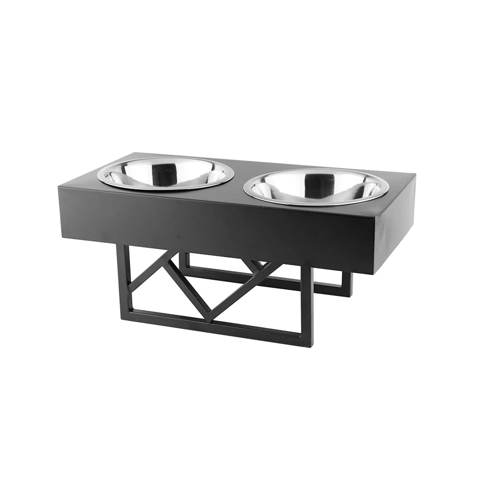 Pawpourri Metal Elevated Adjustable Dinner For Dogs