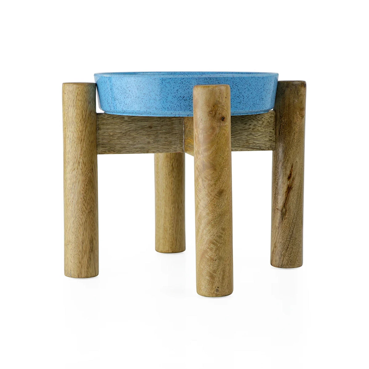 Pawpourri Geometric Slow Feed Melamine Bowl With Raised Diner For Medium To Large Sized Dogs