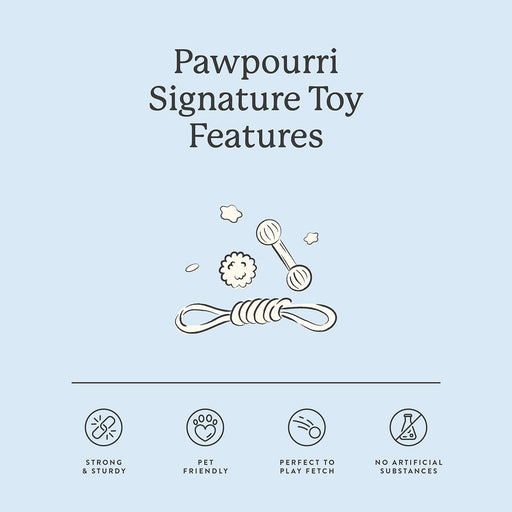 Pawpourri Panda Suede And Leather Chew Dog Toy