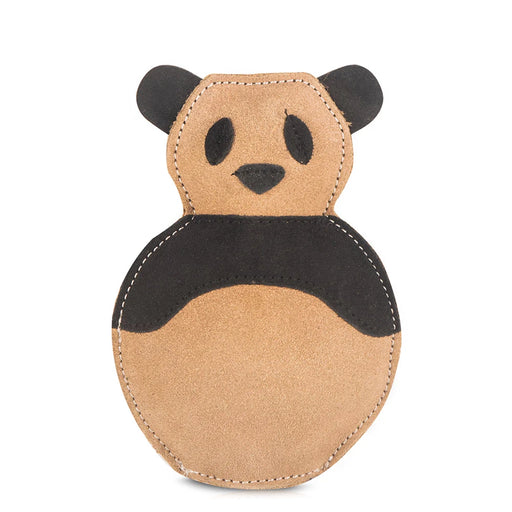 Pawpourri Panda Suede And Leather Chew Dog Toy