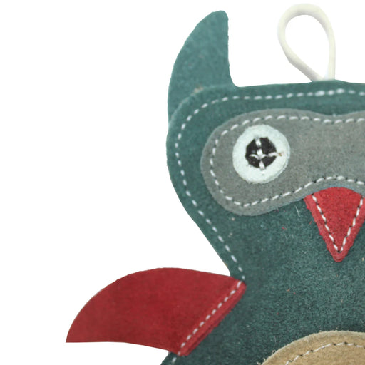 Pawpourri Suede Owl Dog Toy