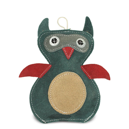 Pawpourri Suede Owl Dog Toy