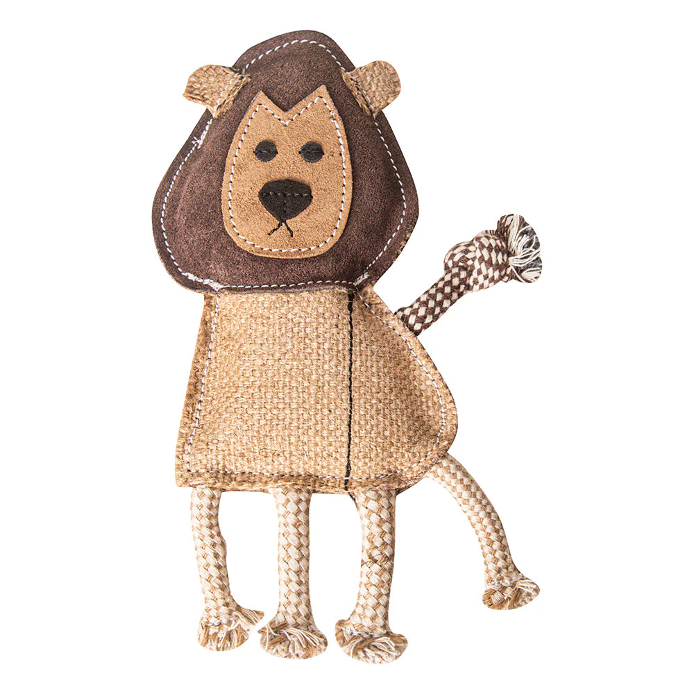 Pawpourri Jute Lion Dog Toy