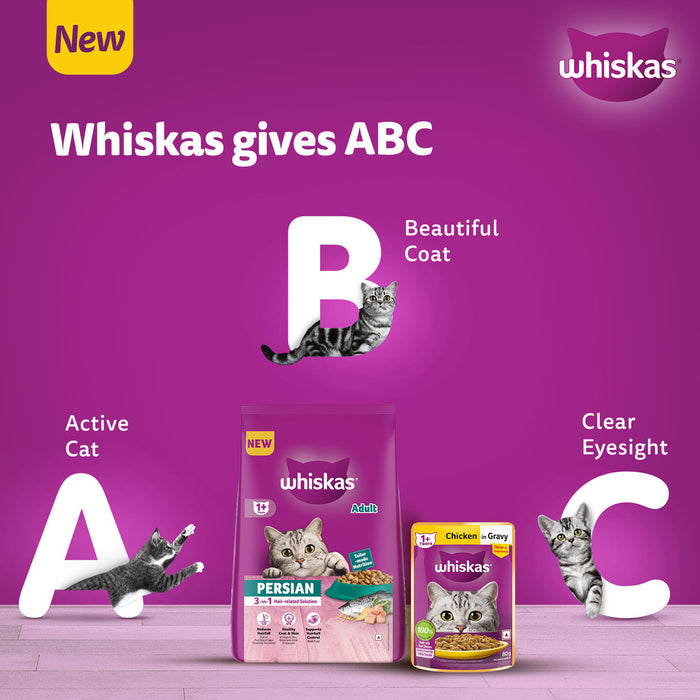 Whiskas Persian (1+ Years) Adult Dry Cat Food