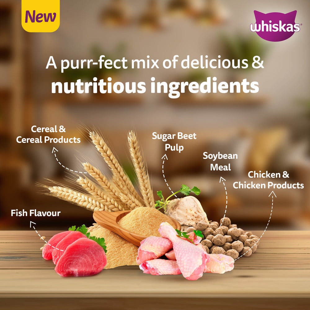 Whiskas Persian (1+ Years) Adult Dry Cat Food