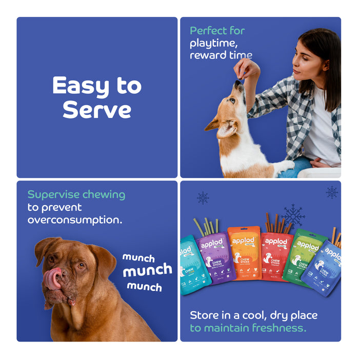 Applod Soft Milk & Chicken Chew Sticks - 70 gm