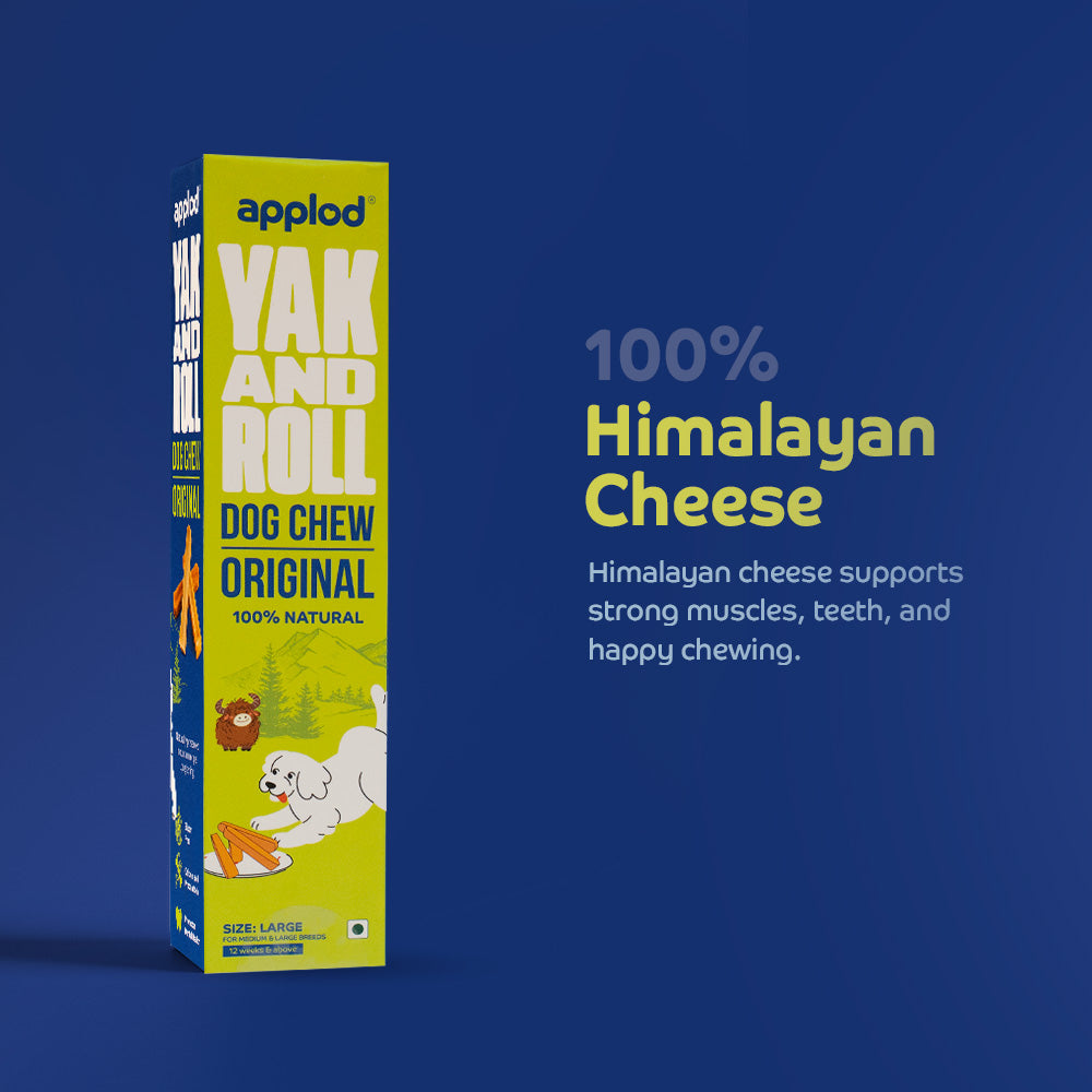 Applod Yak & Roll Natural Yak Chew For Dogs