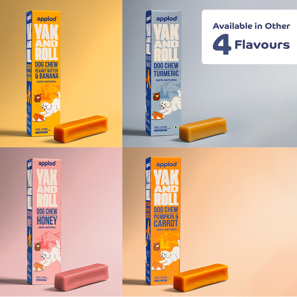 Applod Yak & Roll Natural Yak Chew For Dogs
