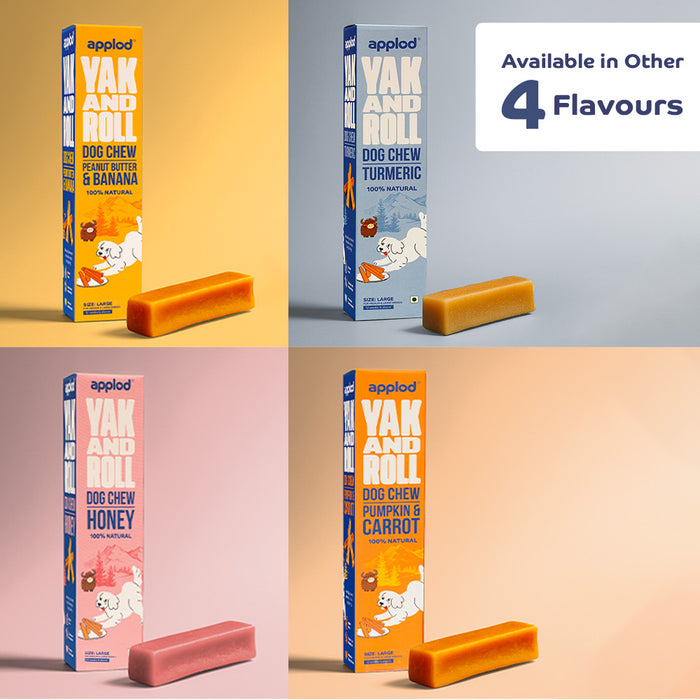 Applod Yak & Roll Natural Yak Chew For Dogs