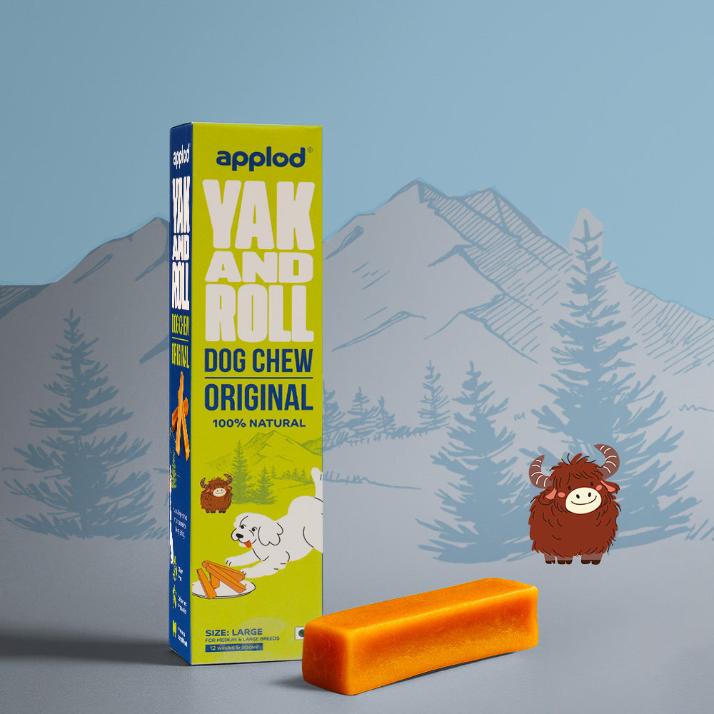 Applod Yak & Roll Natural Yak Chew For Dogs