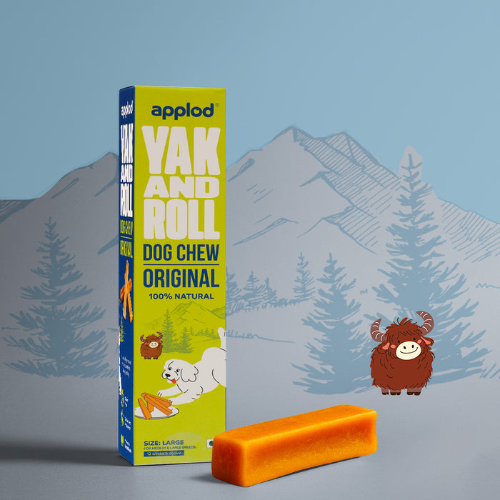 Applod Yak & Roll Natural Yak Chew For Dogs