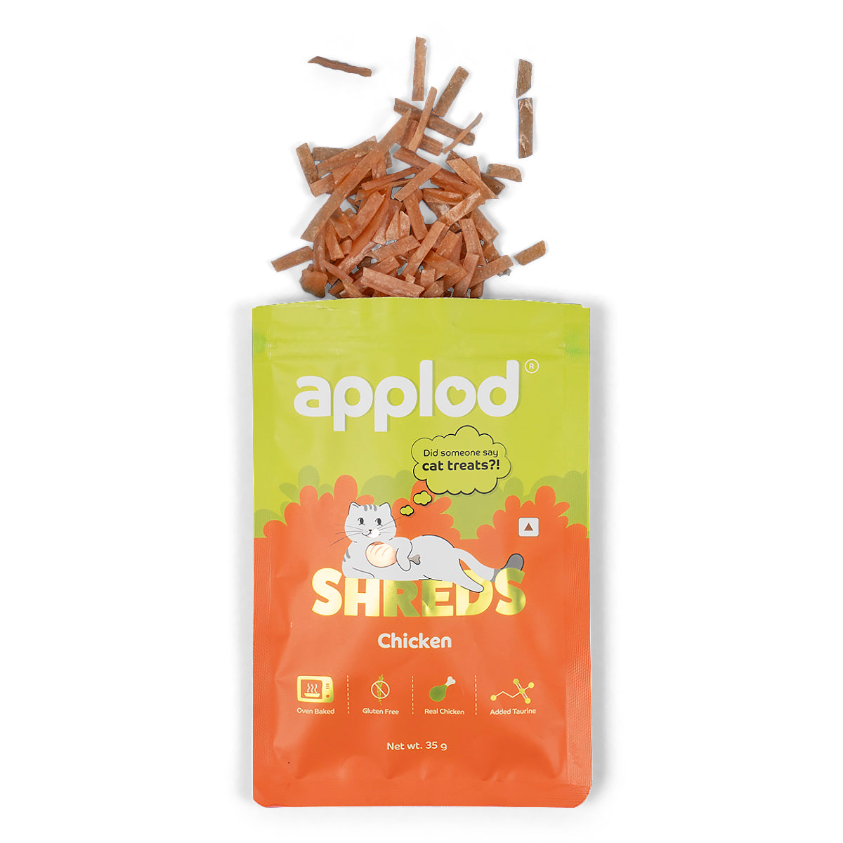 Applod Chicken Shreds Soft Cat Treat - 35 Gm