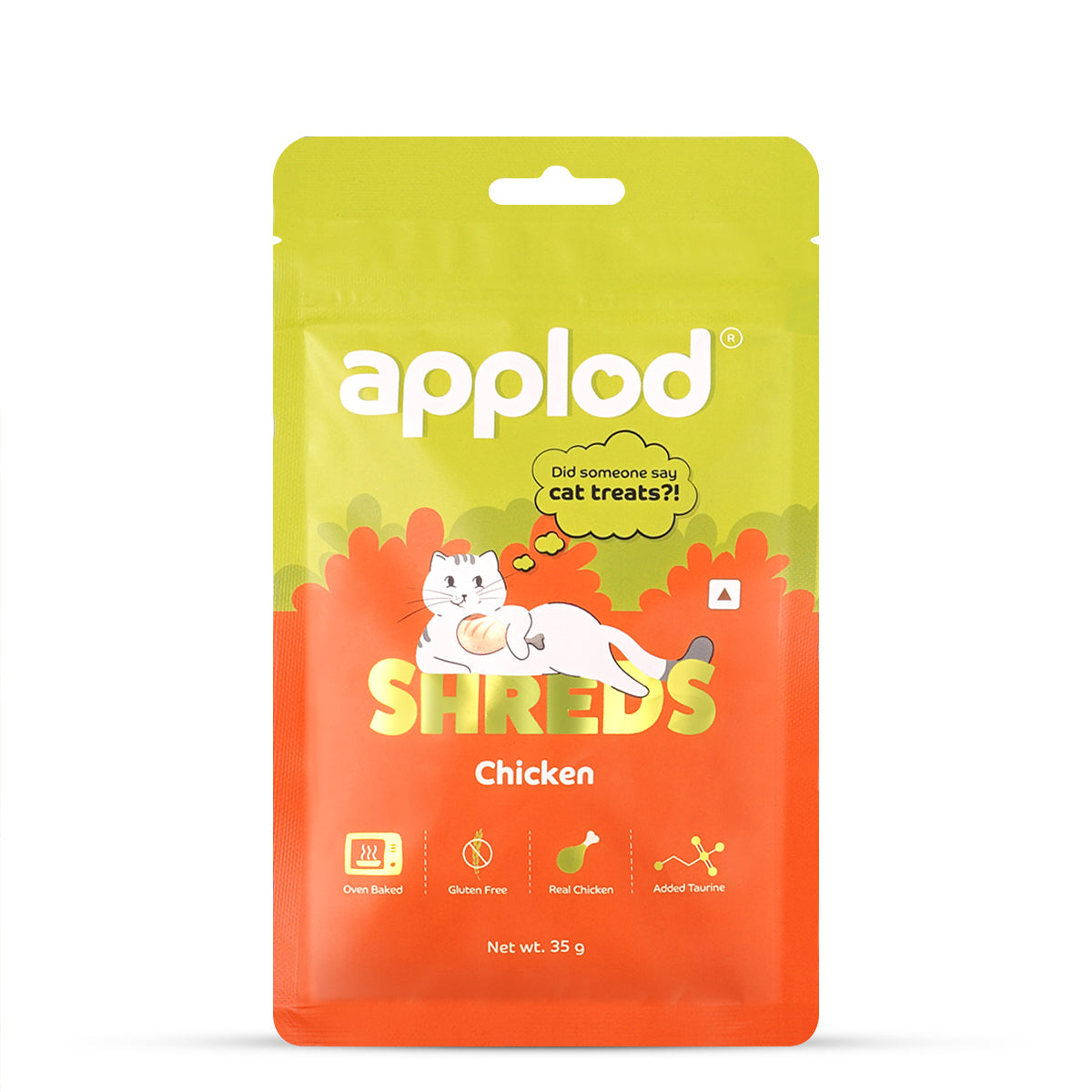 Applod Chicken Shreds Soft Cat Treat - 35 Gm
