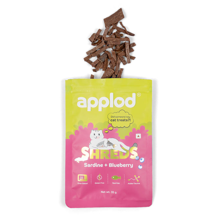 Applod Sardine with Blueberry Soft Cat Treat - 35 Gm